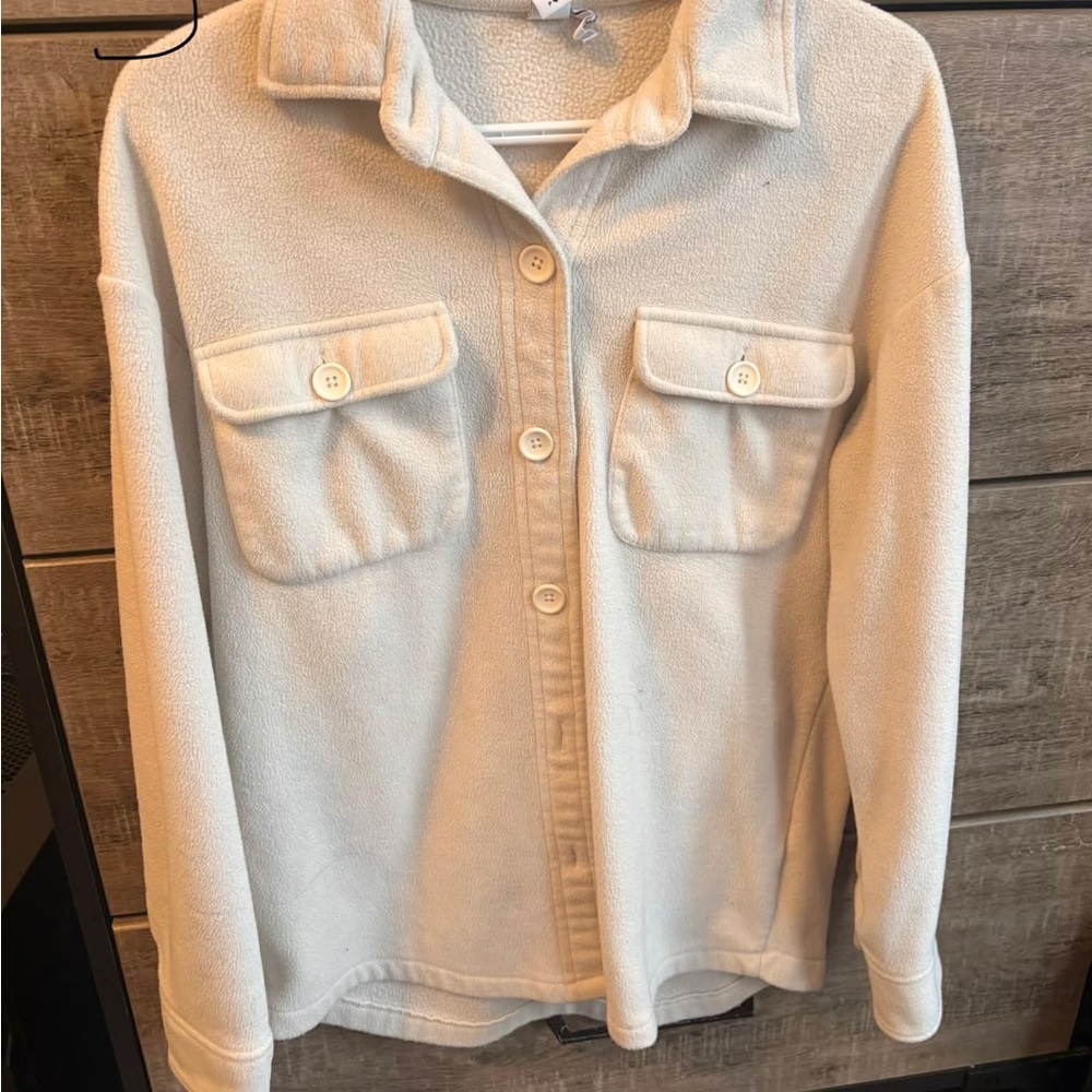 Simons Cream Button-Up Cardigan